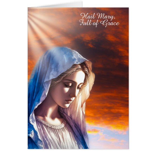 Cartão Ave Mary (Frente)