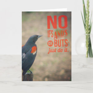 Cartão Ave no Encorajamento do Fencepost