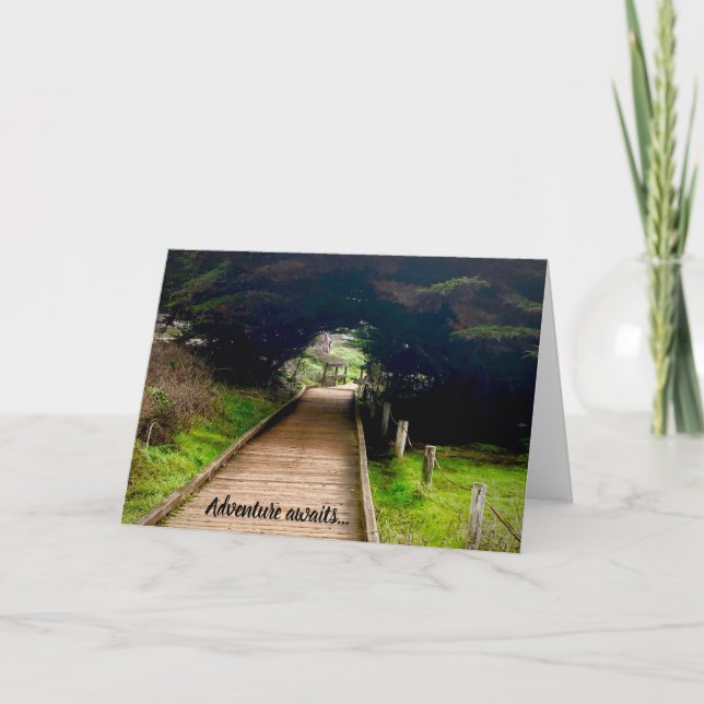 Cartão Aventura Aguarda... (Frente)