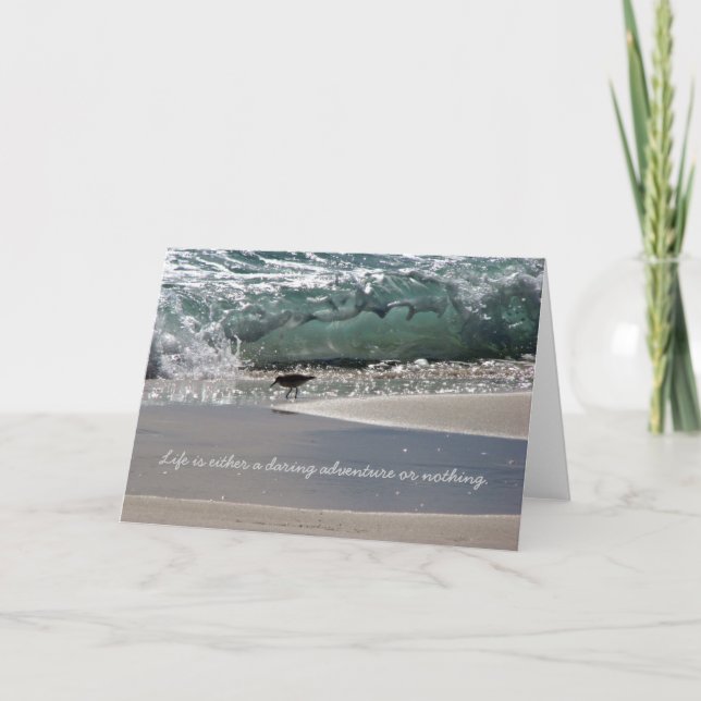 Cartão Aventura audaz (Frente)