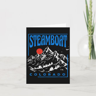 Cartão aventura de montanha steamboat springs colorado