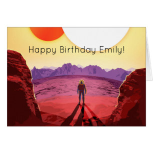 Cartão Aventura do Planeta de Destino do Kepler Space Via