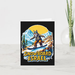 Cartão Aventura Snowboard Fox Em Israel