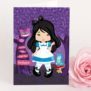 Cartão Aventuras de Alice no País das Maravilhas Personal