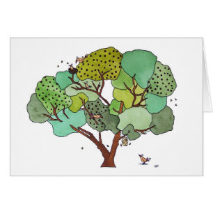 Cartão Aves e Abelhas, Vazio