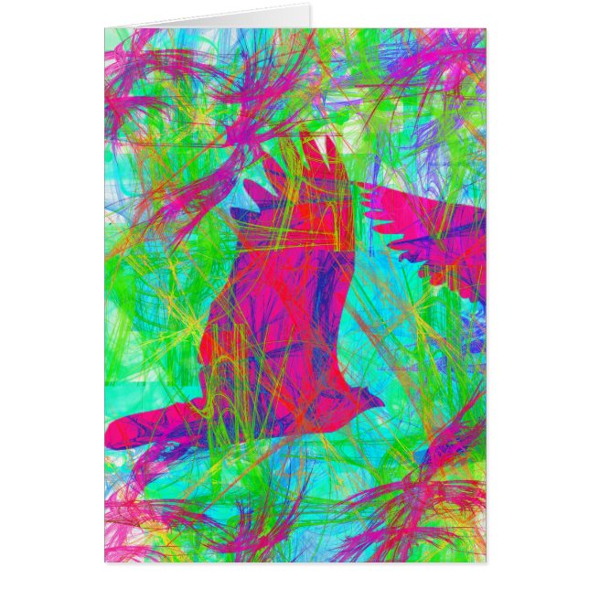 Cartão Aves em Voo (Frente)