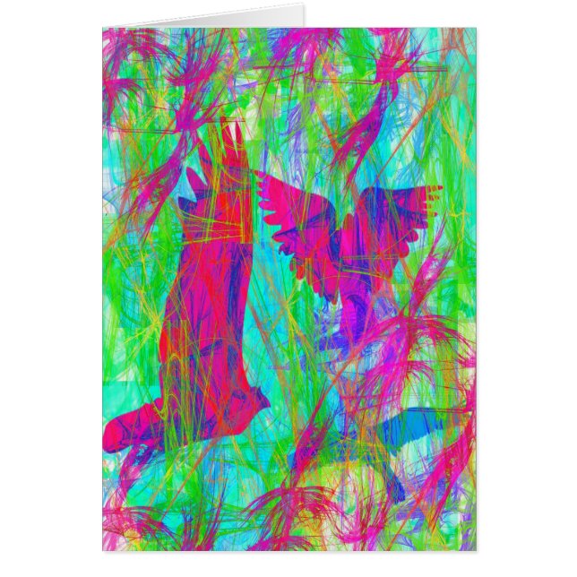 Cartão Aves em Voo (Frente)