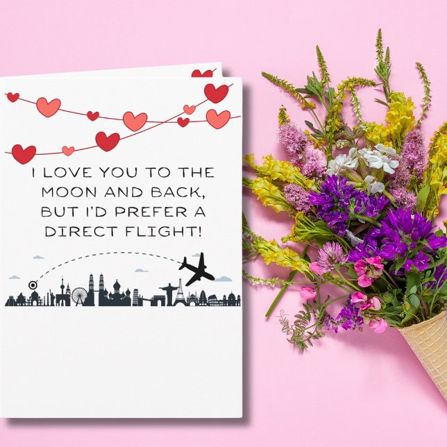 Cartão Aviação engraçada, foto, Namorado, aniversário rom (Criador carregado)