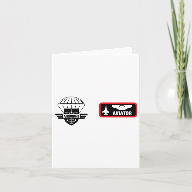 Cartão Aviador militar Jet Fighter Pilot Halloween Costu (Frente)