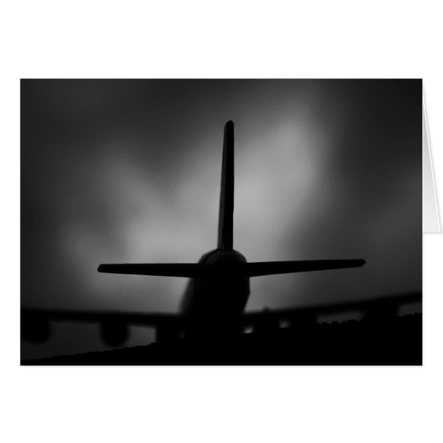 Cartão Avião (Frente Horizontal)