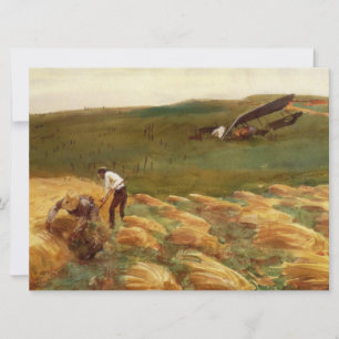 Cartão Avião Acidentado (por John Singer Sargent)