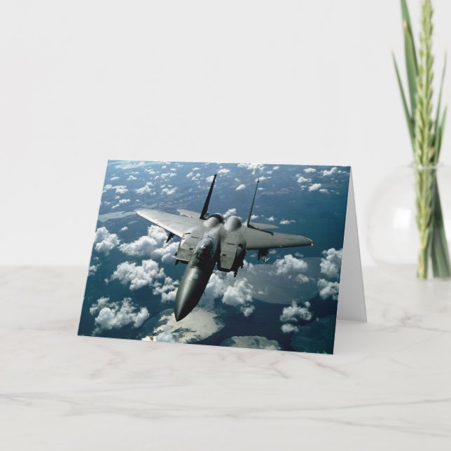 Cartão Avião de Combate (Frente)