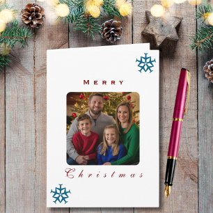 Cartão Avião de Natal Floco de Neve Foto Engraçado Aviaçã