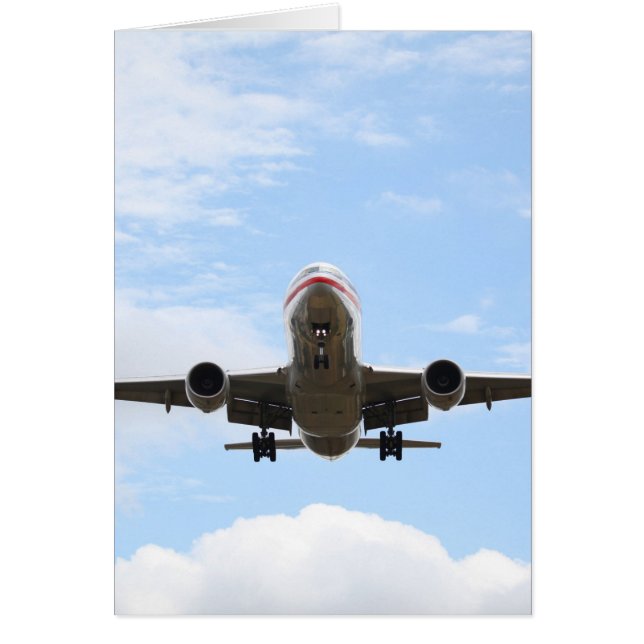 Cartão Avião de Passageiros (Frente)