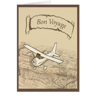 Cartão Avião do bon voyage