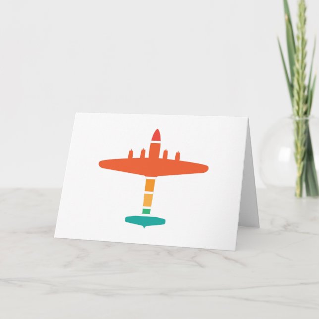 Cartão avião retroaéreo (Frente)