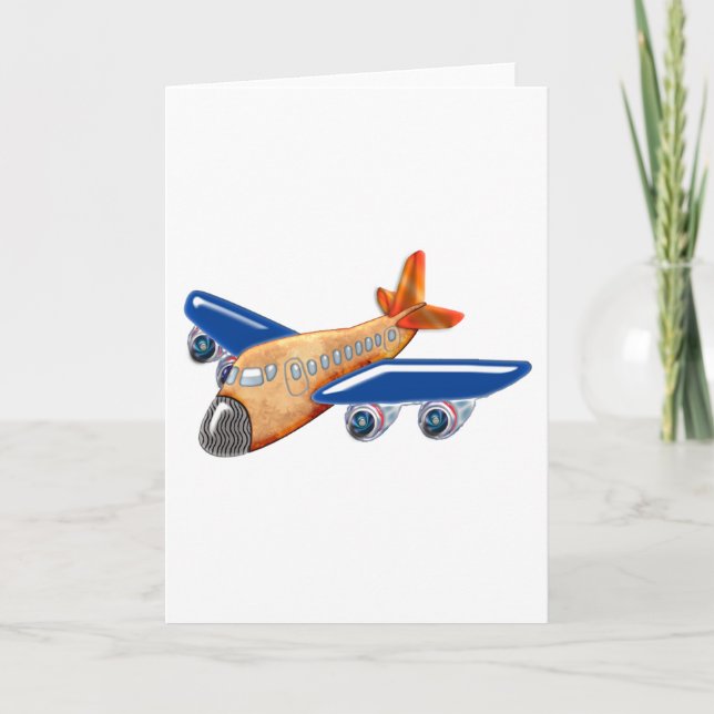 Cartão Avião surpreendente (Frente)