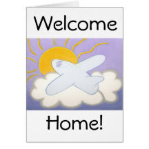 Avião voando para casa