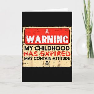 Cartão Aviso de Aniversário de 18 Anos Infância Exred 18
