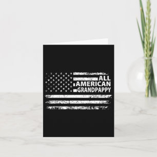 Cartão Avô Americano 4 de julho Independência Dos Eua