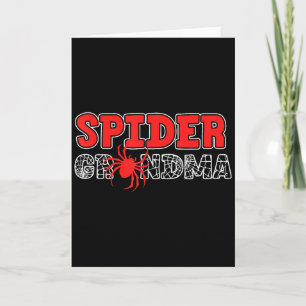 Cartão Avó Aranha Spidey Aniversário Correspondência Famí