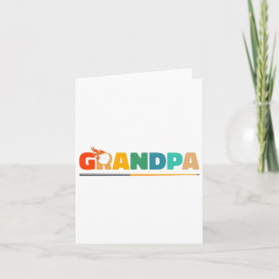 Cartão Avô Billiard Piscina Cue 8-ll Billard - Billiard