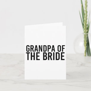 Cartão Avô Da Noiva Festa De Casamento Engraçado Gif
