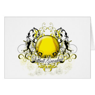 Cartão Avó do softball