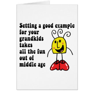 Cartão Avó engraçada