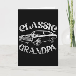 Cartão Avô Engraçado Clic Car Gráfico Família Avô Pai