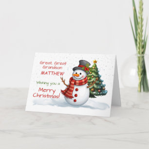 Cartão Avô Excelente excelente Bom Natal