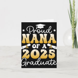 Cartão Avó Orgulhosa De Um Graduando Da Turma De 2025 Gra