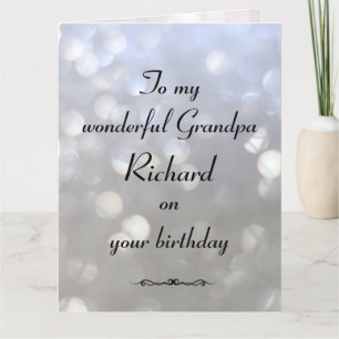 Cartão Avô Personalizado Aniversário