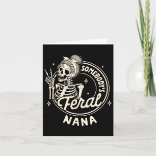 Cartão Avó Sarcasmo Mimi Gigi Esqueleto Fera de Alguém