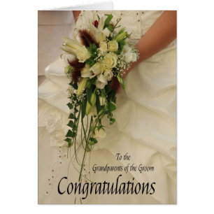 Cartão Avós dos parabéns do noivo