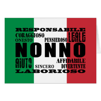 Cartão Avôs italianos: Qualidades