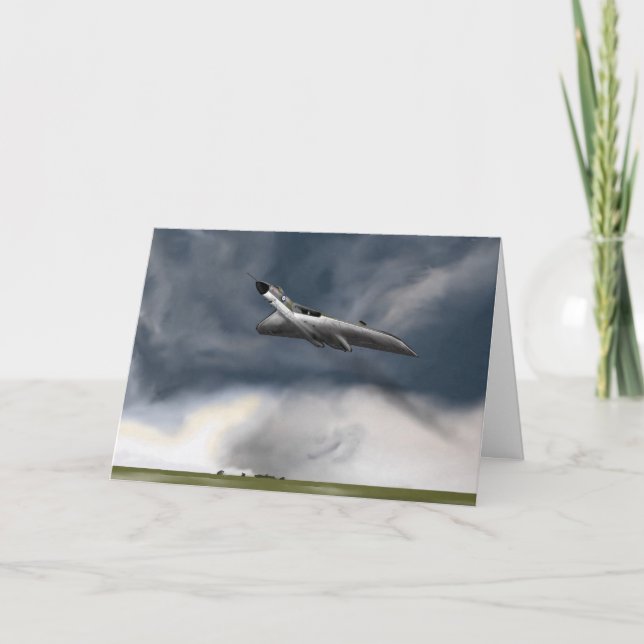 Cartão Avro Vulcan Birthday Card (Frente)