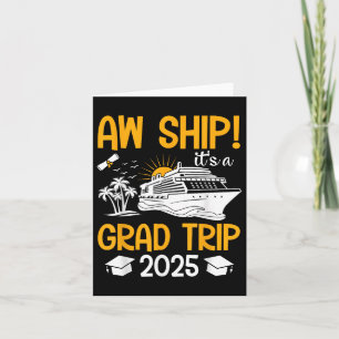 Cartão Aw Enviou Sua Viagem De Formando 2025 Corresponden