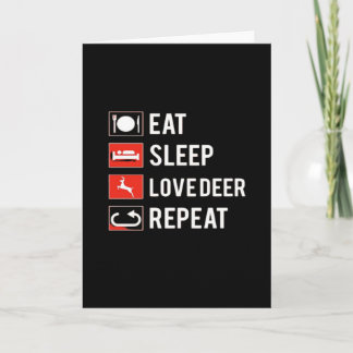 Cartão Awesome Deer Lover Creative MoFolded Greeting Card