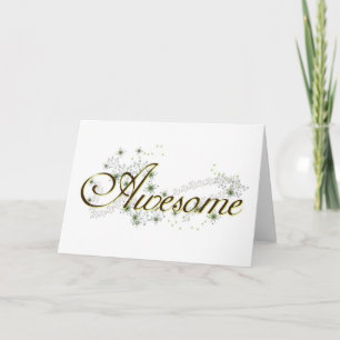 Cartão 'awesome' Note Cards