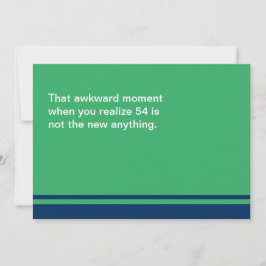 Cartão Awkward Moment Birthday Card - A Qualquer Ano de 5