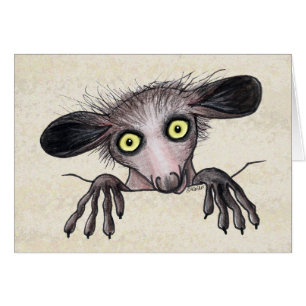 Cartão Aye-aye Lemur