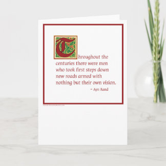 Cartão Ayn Rand