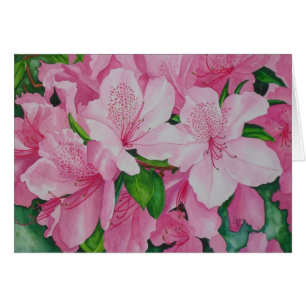 Cartão Azaleas suaves