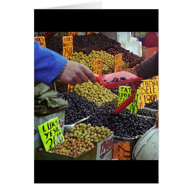 Cartão Azeitonas (Frente)