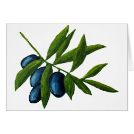 Cartão Azeitonas