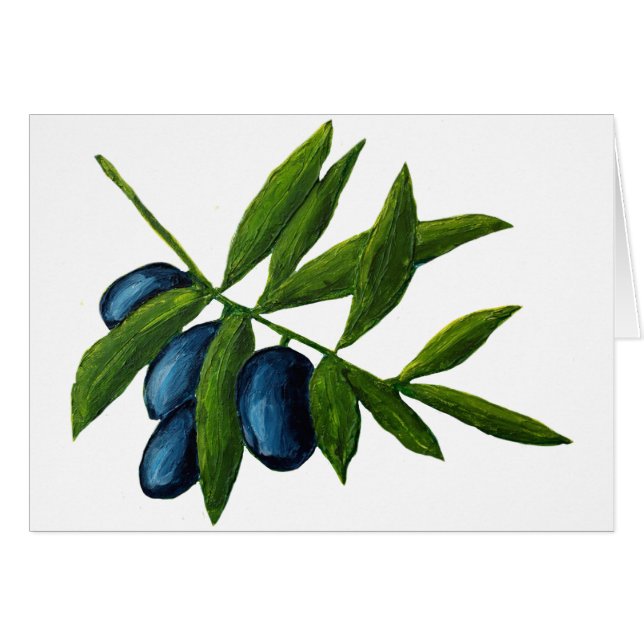 Cartão Azeitonas (Frente Horizontal)