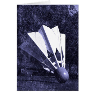 Cartão Azuis de Shuttlecock