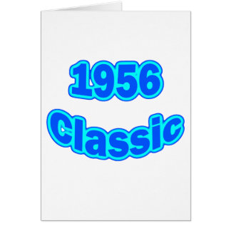 Cartão Azul 1956 clássico