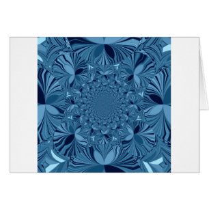 Cartão Azul adorável